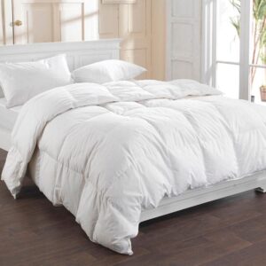 Down Duvet on queen size bed Nest by Nature