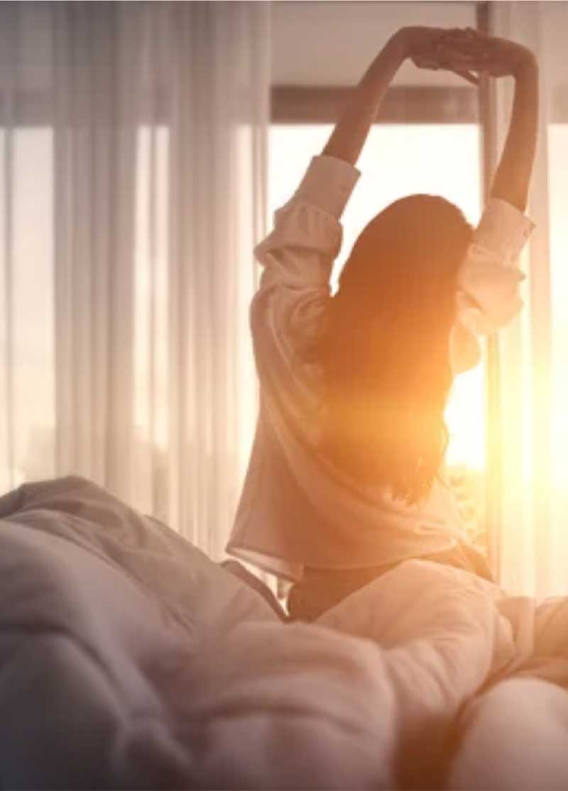 Nest by Nature Woman Stretching