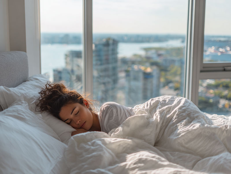 Nest by Nature Woman Sleeping