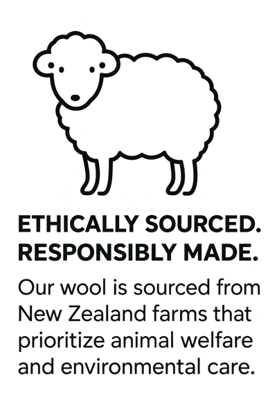 Nest by Nature Ethically Sourced Wool Label